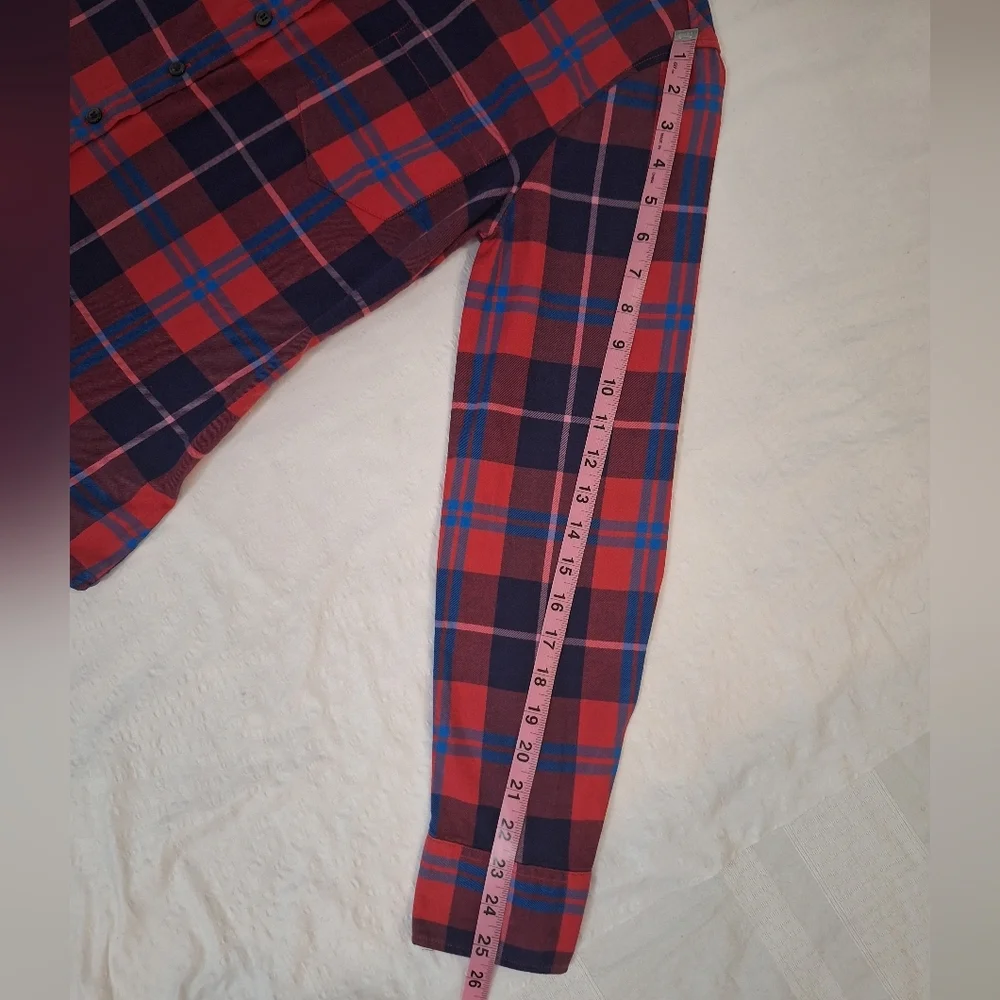 J.CREW BUNDLES  Navy and Red Plaid Button Down Shirts